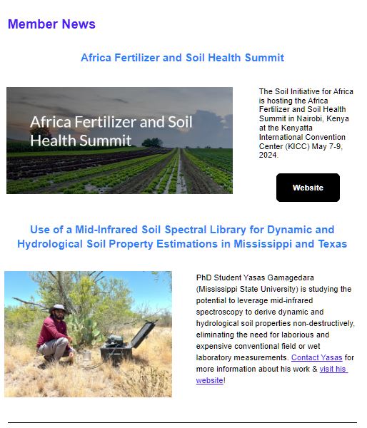 Newsletter of Soil for Society: 2024
